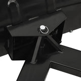 Snöplog för gaffeltruck 150x38 cm svart