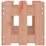 Odlingslåda med staket-design 150x30x30 cm massivt douglasträ
