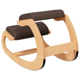 Knästol brun 55x84x55 cm björkplywood