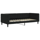 Dagbädd utdragbar svart 90x200 cm sammet