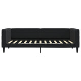Dagbädd utdragbar svart 90x200 cm sammet