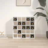 Vinskåp vit 56x25x56 cm massiv furu