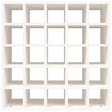 Vinskåp vit 56x25x56 cm massiv furu