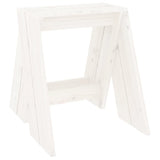 Pallar 2 st vit 40x40x45 cm massiv furu