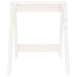 Pallar 2 st vit 40x40x45 cm massiv furu