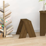 Pallar 2 st honungsbrun 40x40x45 cm massiv furu