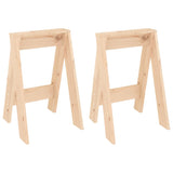 Pallar 2 st 40x40x60 cm massiv furu