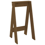 Pallar 2 st honungsbrun 40x40x75 cm massiv furu