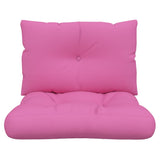 Dynor till pallsoffa 2 st rosa Oxford-tyg