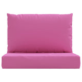Dynor till pallsoffa 2 st rosa Oxford-tyg
