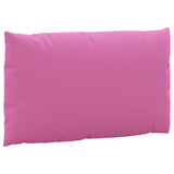 Dynor till pallsoffa 2 st rosa Oxford-tyg
