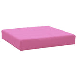 Dynor till pallsoffa 2 st rosa Oxford-tyg