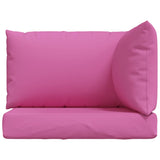 Dynor till pallsoffa 3 st rosa Oxford-tyg