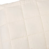 Tyngdtäcke gräddvit 220x230 cm 11 kg tyg