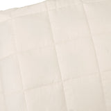 Tyngdtäcke gräddvit 220x240 cm 11 kg tyg