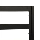 Trädgårdsstol med grå dynor 68x76x79 cm stål