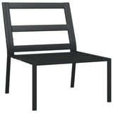Trädgårdsstolar med grå dynor 2 st 60x74x79 cm stål