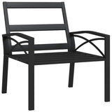 Trädgårdsstolar med sandfärgade dynor 2 st 68x76x79 cm stål