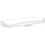 Bordsskiva 110x55x2,5 cm bambu