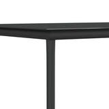 Matgrupp för trädgården med dynor 9 delar konstrotting & stål