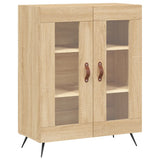 Skänk sonoma-ek 69,5x34x90 cm konstruerat trä