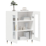 Skåp vit 69,5x34x90 cm konstruerat trä
