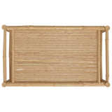 Trädgårdsbord 100x55x33 cm bambu
