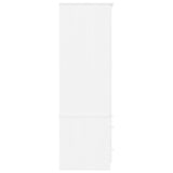 Klädskåp ALTA vit 90x55x170 cm massiv furu