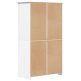 Klädskåp BODO vit 99x53,5x173 cm massiv furu
