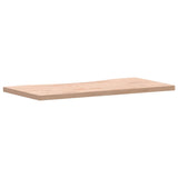 Bordsskiva 80x(36-40)x2,5 cm massivt bokträ