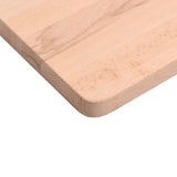 Bordsskiva 80x(36-40)x2,5 cm massivt bokträ