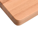Bordsskiva 110x(55-60)x1,5 cm massivt bokträ