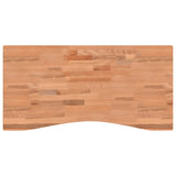 Bordsskiva 100x(45-50)x2,5 cm massivt bokträ
