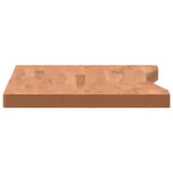 Bordsskiva 100x(45-50)x4 cm massivt bokträ