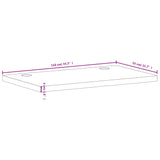 Bordsskiva 110x55x4 cm massivt bokträ