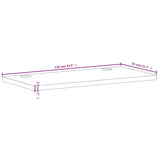 Bordsskiva 110x55x2,5 cm massiv furu