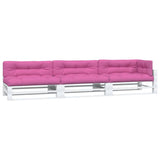 Palldynor 7 st rosa tyg