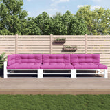 Palldynor 7 st rosa tyg
