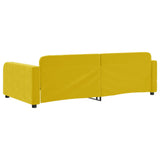 Dagbädd gul 90x200 cm sammet