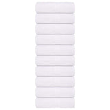 Gästhanddukar 10 st vit 30x50 cm 360 gsm 100% bomull