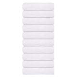 Handdukar 10 st vit 50x100 cm 360 gsm 100% bomull