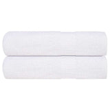 Duschhanddukar 2 st vit 70x140 cm 360 gsm 100% bomull