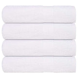 Duschhanddukar 4 st vit 70x140 cm 360 gsm 100% bomull