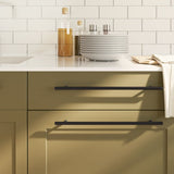Skåphandtag 20 st svart 320 mm rostfritt stål