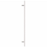 Skåphandtag 10 st silver 320 mm rostfritt stål