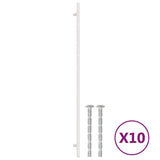 Skåphandtag 10 st silver 480 mm rostfritt stål