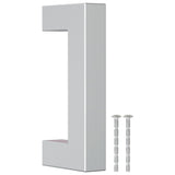 Skåphandtag 20 st silver 64 mm rostfritt stål