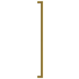 Skåphandtag 10 st guld 480 mm rostfritt stål