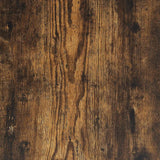 Sängram rökfärgad ek 200x200 cm