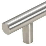 Skåphandtag 10 st silver 64 mm rostfritt stål